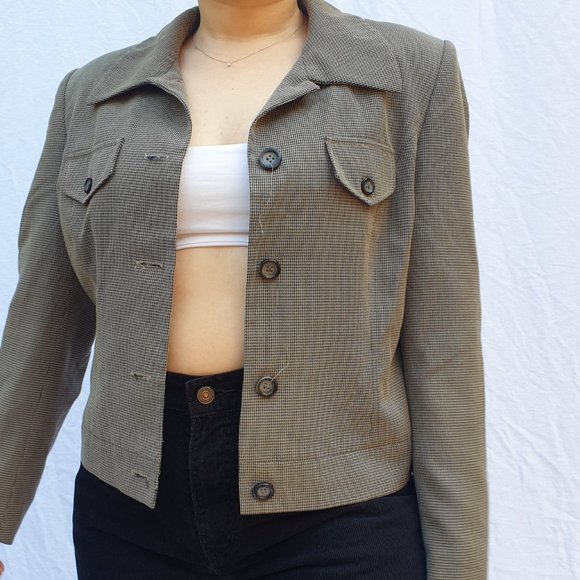 VINTAGE CROPPED BLAZER - Picture 4 of 5